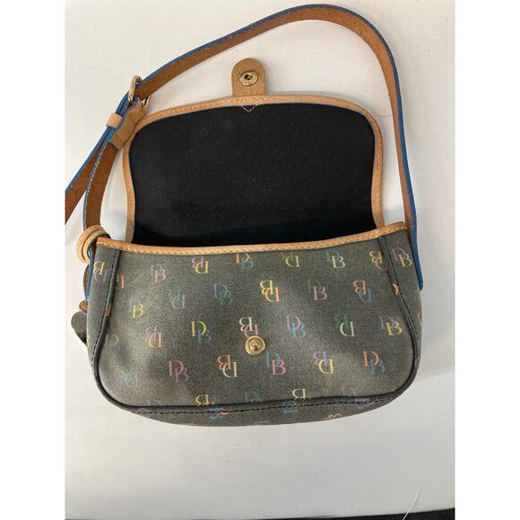 DOONEY & BOURKE MINI VINTAGE COATED CANVAS SHOULDERBAG ASIS - Picture 14 of 16